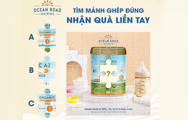 Minigame tháng 4 cùng Ocean Road Dairies Minigame tháng 4 cùng Ocean Road Dairies
