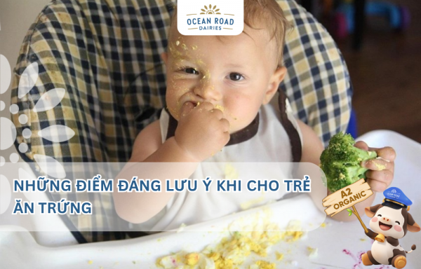 Những điểm đáng lưu ý khi cho trẻ ăn trứng