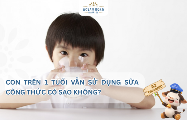 Con trên 1 tuổi vẫn sử dụng sữa công thức có sao không? 