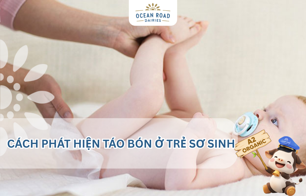 Cách phát hiện táo bón ở trẻ sơ sinh