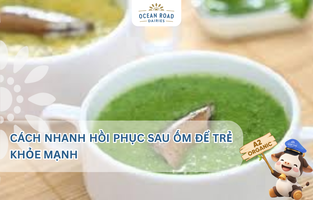 Cách nhanh hồi phục sau ốm để bé khỏe mạnh